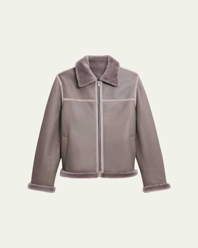 A-Line Shearling Jacket